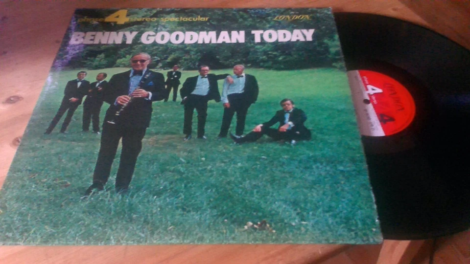 Benny Goodman Today Live in Stockholm  vg+2 LP vinyl records gatefold - Image 1 of 1