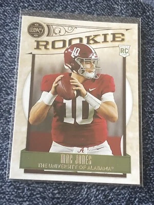 Mac Jones 2021 Legacy Rookie Card RC NE Patriots Alabama Tide #366 - Image 1 of 3