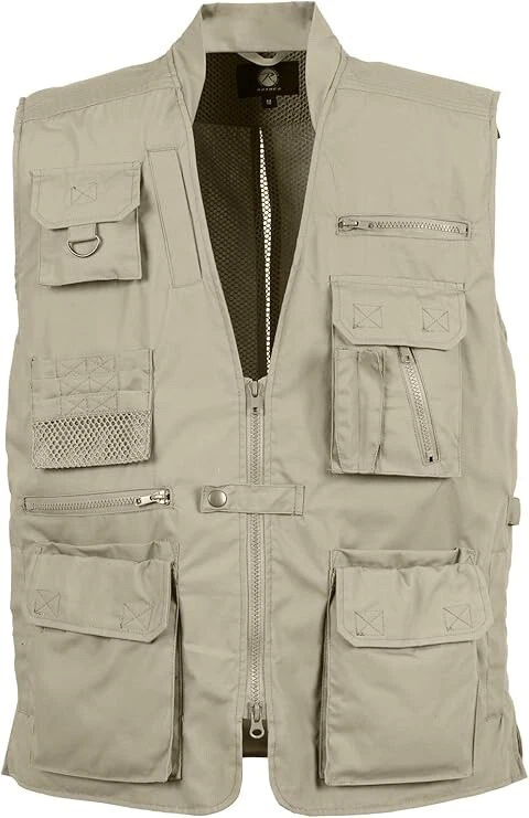 Rothco Utility Vest, Kahki, Small - Image 1 of 1