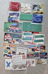 LEGOS Lot of 2+ Pounds Lego Red White Blue Yellow Black Bricks & Miscellaneous - Picture 1 of 6