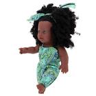 African  Doll  Black  Dolls With Clothes & Headband Suit, Birthday Gift, Bath