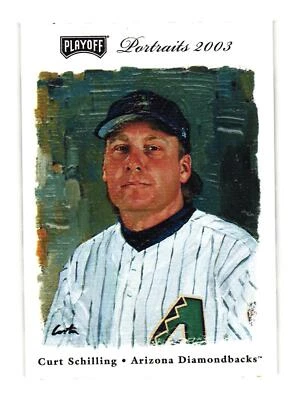 2003 Playoff Portraits #7 Curt Schilling Arizona Diamondbacks - Image 1 of 2