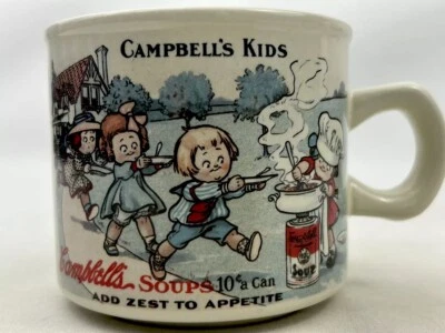 Vintage 1994 Campbell's Kids Soup Mug Cup Replica 1910 Souvenir Postcard  - Image 1 of 4