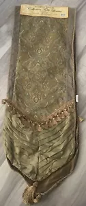 Elegant Jennifer Taylor Gold Brown Green Paisley Table Runner NWT 16” X 90” - Picture 1 of 3
