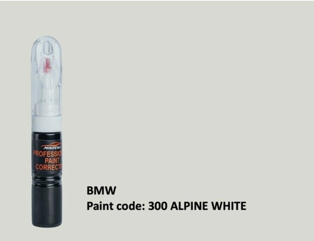 Bolígrafo de retoque adecuado para pintura de BMW, blanco nieve y