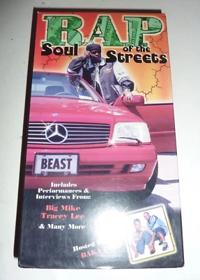 Rap Soul Of The Streets (VHS, 1997) Big Mike, Tracey Lee, Baka Boyz Tupac S-15 - Image 1 of 3