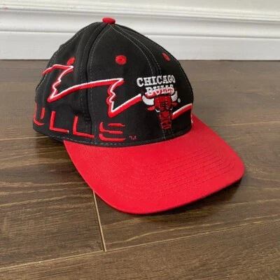 Gorra de papá diente de tiburón vintage Chicago Bulls años 90 tamaño; espalda ajustable Foto 1 de 4