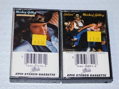 Lot of 2 Mickey Gilley Cassette Tape Free Shipping Encore You Don't Know me - Image 1 of 3