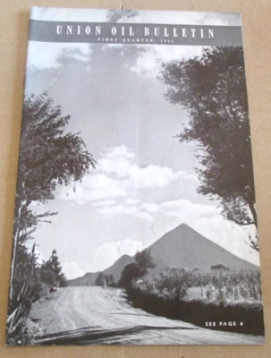 复古 1941 年 4 月联盟石油公告杂志第一季度照片信息 15 页广告 — 第 1/4 张图片
