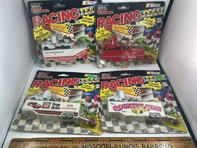 NASCAR 半载人赛车冠军 1990 年代摩托车乡村时间 4 件装 — 第 1/4 张图片