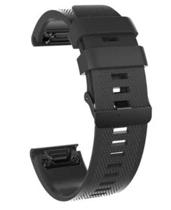 For Garmin Fenix 7X Strap Replacement Band Silicone 26mm Buckle Large Small - Imagen 1 de 16