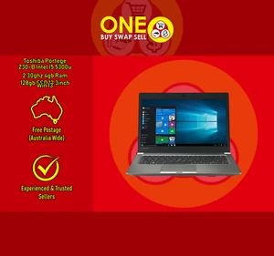 Toshiba Portege Z30-B Intel I5 5300u 2.30ghz 4gb Ram 128gb SSD 13.3inch Win 13 - Picture 1 of 1
