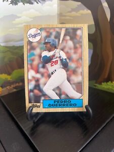 1987 Topps Pedro Guerrero #360 Baseball Card