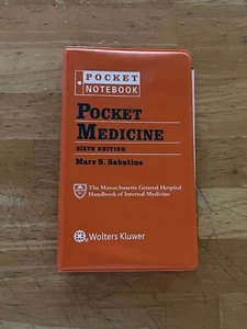 Pocket Medicine 6th Ed Marc Sabatine MGH Pocket Notebook **BRANDNEU, UNBENUTZT** - Bild 1 von 3