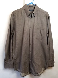 Vintage Jhane Barnes Herren MEDIUM orange blau grün weiß, langärmeliges Button-up-Shirt - Bild 1 von 15