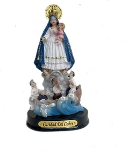 Virgen De La Caridad Del Cobre/Señora de la Caridad/5,5 pulgadas de altura - Imagen 1 de 1