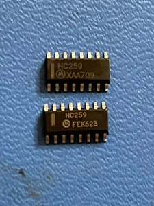 MC74HC259D IC PESTILLO DIRECCIONABLE 8 BITS 16 PINES SOIC (5 POR LOTE) - Imagen 1 de 3