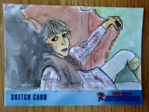 THE NEW AVENGERS TRADING CARD COLLECTION: SKETCH CARD: BY DUB (?) - Picture 1 of 1
