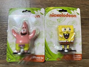 New SpongeBob Patrick Cake Toppers Lot of 2 Birthday Toys Figures Kids Gifts