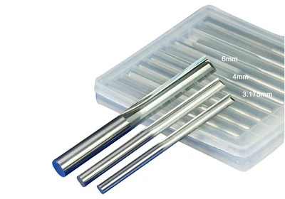 5x 4mm 1/6" Double Flute Straight Slot CNC Router Bits Tungsten Carbide 4*42mm - Image 1 of 4