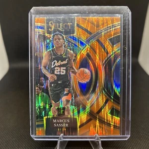 2023-24 Panini Select Premier Orange Flash Marcus Sasser RC Premier #114 - Picture 1 of 2