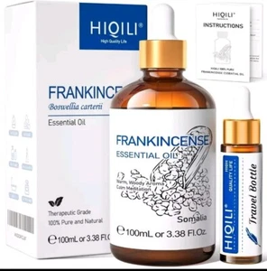 HIQILI 100ml Frankincense Essential Oil 100% Pure 3.38 OZ Exp 12/2026 - Picture 1 of 3