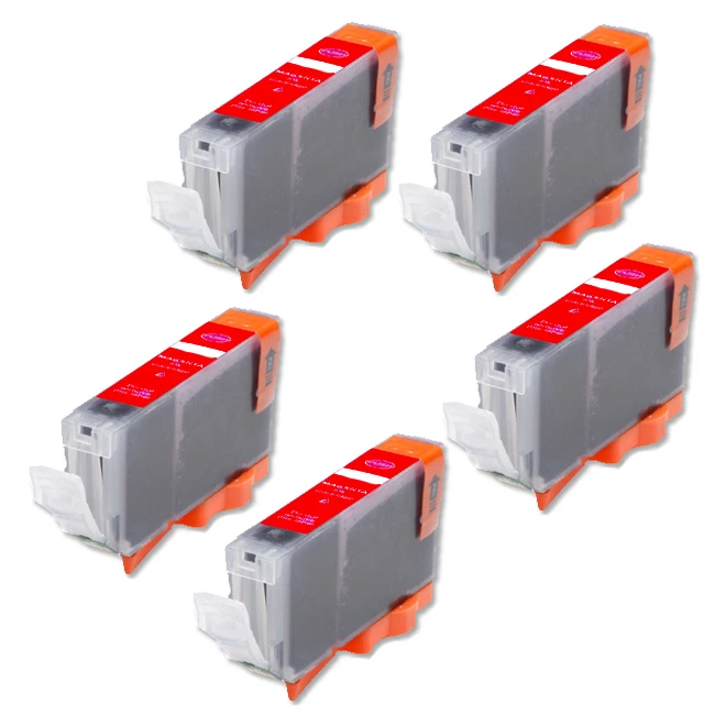 5P RED Quality Ink Cartridge for Canon CLI-8 Pro9000 Mark II - Image 1 of 1