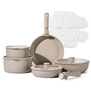 15pcs Pots and Pans Set, Nonstick Cookware Set Detachable Handle, Induction K... - Picture 1 of 8
