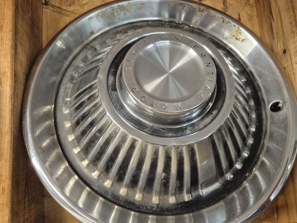 (4) Juego 1 Tapacubos Pontiac 14" Bonneville Catalina Grand Prix 1962 1963 1964 1965 Foto 1 de 1