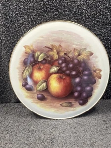 Orchard Fruit Serving plate Gateau, Pudding, Dessert Bone China "D.Hague" 11.25" - Picture 1 of 12