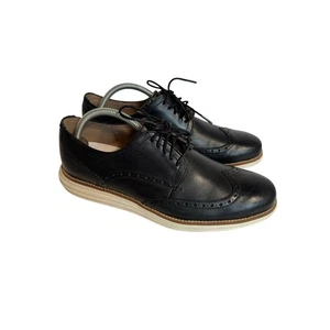Cole Haan Original Grand Wing Tip Oxford-Schuhe schwarz Herren Größe 10 C26469 - Bild 1 von 7