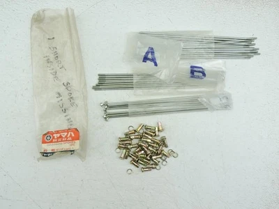 Juego de radios delanteros NOS 1974-1976 Yamaha TT500 SC500 YZ250 YZ400 YZ125 YZ100 693 Foto 1 de 4