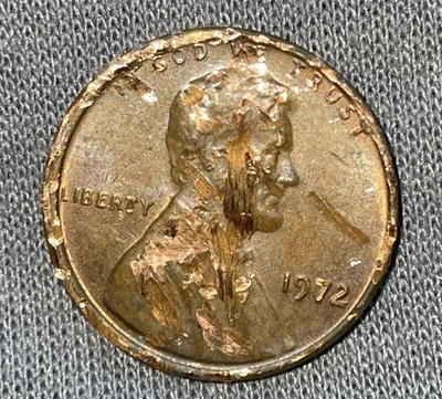 1974 Rare No Mint Mark Dd Multi Error Penny  - Image 1 of 2