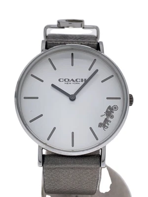 COACH 14503155 Quartz Analog Watch White Silver Near Mint JAPAN - image 1 of 4
