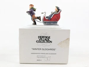 Trineo de invierno Dept 56 Dickens Village 58254 Heritage Series accesorio con caja - Imagen 1 de 5