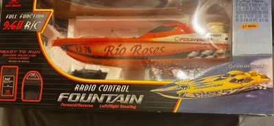 Barco Fuente Nuevo Bright Marine R/C Radio Control Naranja Blanco NUEVO Foto 1 de 4