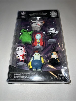 Disney Pesadilla antes de Navidad coleccionable 7 piezas figura de acción juego Foto 1 de 4