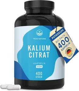 Kalium Potassium – 2.222Mg Pro Tag – 400 Kapseln, Kaliumcitrat 800Mg Elementares - Bild 1 von 8