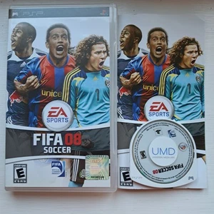 Fifa Soccer 08 PSP Game Sony Playstation Portable Complete Manual NTSC Football - Picture 1 of 6