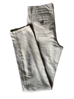 Girls American Eagle Khaki Tan Uniform Pants Stretch Size 8 Short - Image 1 of 2