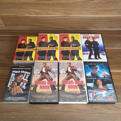 8x JACKIE CHAN VHS Video Kassette Tape Konvolut Set Sammlung Rare Rarität OOP - Bild 1 von 4