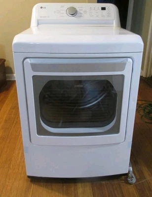 PICKUP LOCAL LG DLE7150W 7,3 Cu. Secadora eléctrica inteligente Ft. con sensor blanco seco Foto 1 de 4