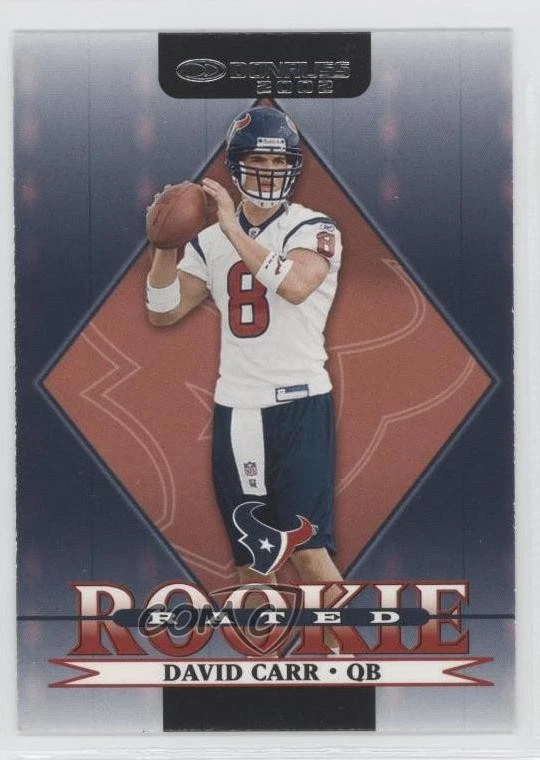 2002 Donruss Rated Rookie David Carr #201 Rookie RC - Image 1 of 2