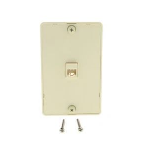 Cooper 3521-4A Amande 1 Gang 4 Conducteurs Téléphone Jack Plaque Murale Type 630A - Photo 1/7