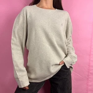 Vintage Polo Ralph Lauren Hemd grau Thermo Waffelstrick Nachtwäsche Gr. XL - Bild 1 von 5