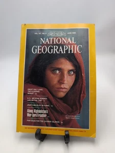 National Geographic Magazine June 1985 Back Issue Afghan Girl Vol 167 No 6 - Bild 1 von 7