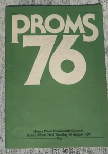 Proms 76 Programm 10.08 Glyndebourne Debussy "Pelias. et Milisande " Haintink - Bild 1 von 2