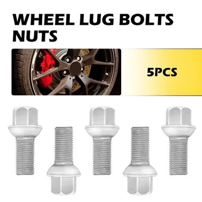 5X Tornillos de tuerca de rueda para Mercedes Benz ML350 ML500 ML450 ML55 ML63 R350 R320 Foto 1 de 4