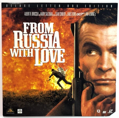 FROM RUSSIA WITH LOVE Laserdisc MGM Deluxe Letterbox Edition THX James Bond - Image 1 of 4