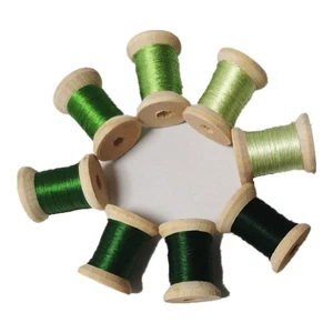 8 spools natural mulberry silk embroidery floss thread cross stitch DIY craft - Picture 1 of 26